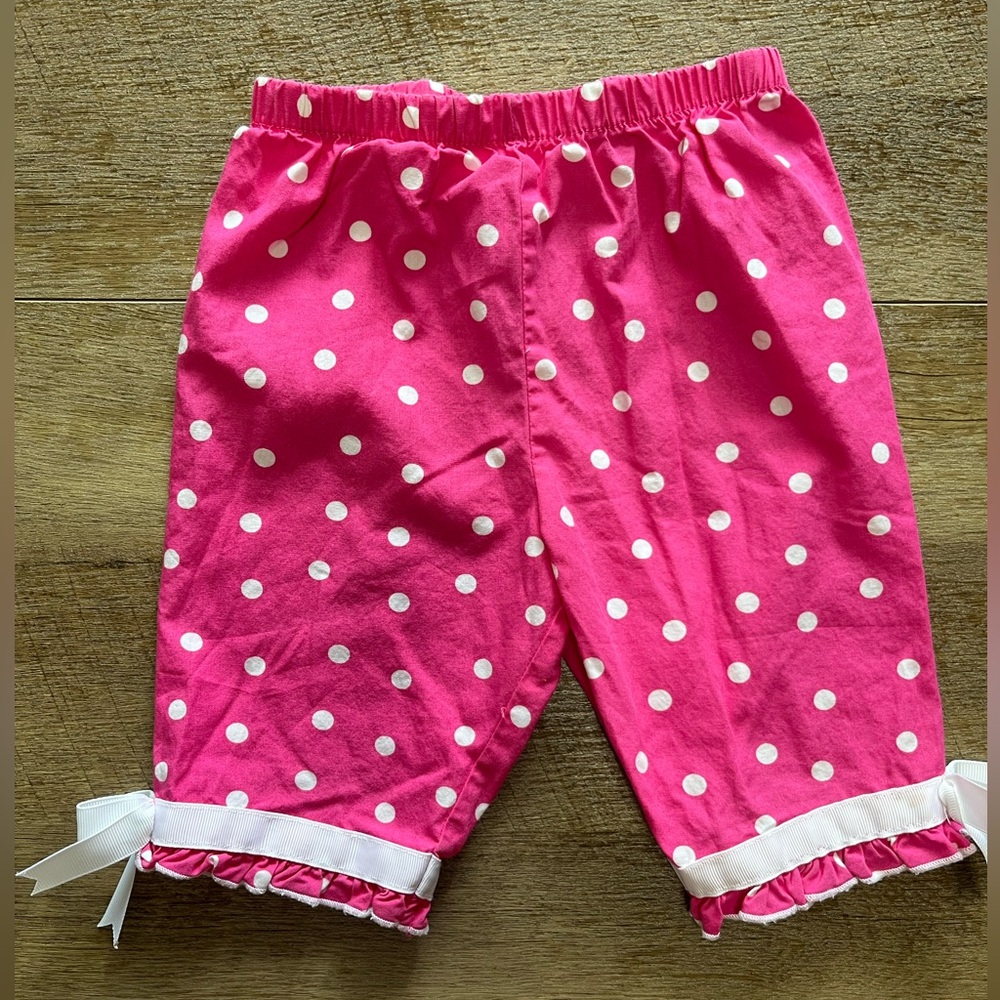 Bonnie Baby Pink Polka Dot Toddler Shorts